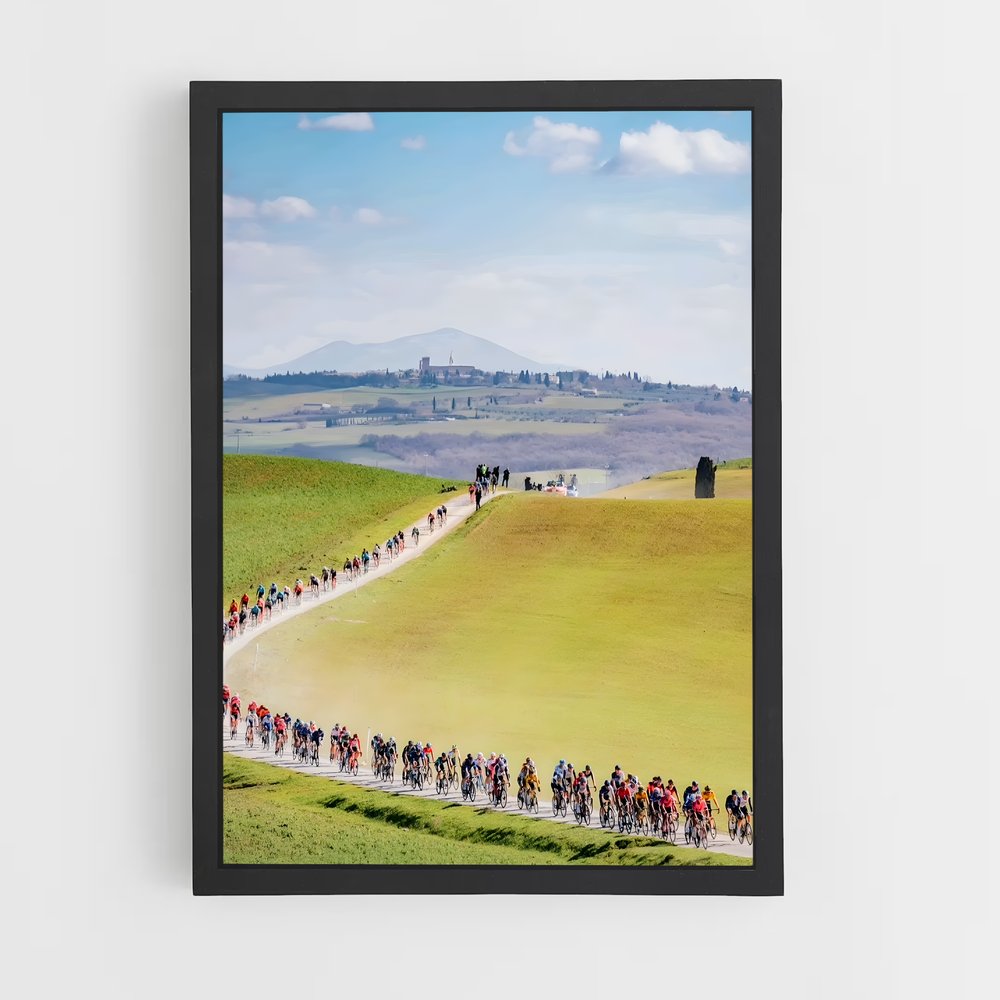 Poster Strade bianche – affiche Cyclisme (vue 2)